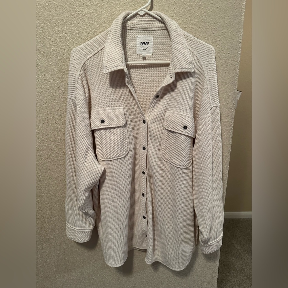 Aerie LumberJane Waffle Shirt
